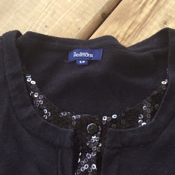 Reitman’s Black Blouse Size Small - Picture 5 of 5